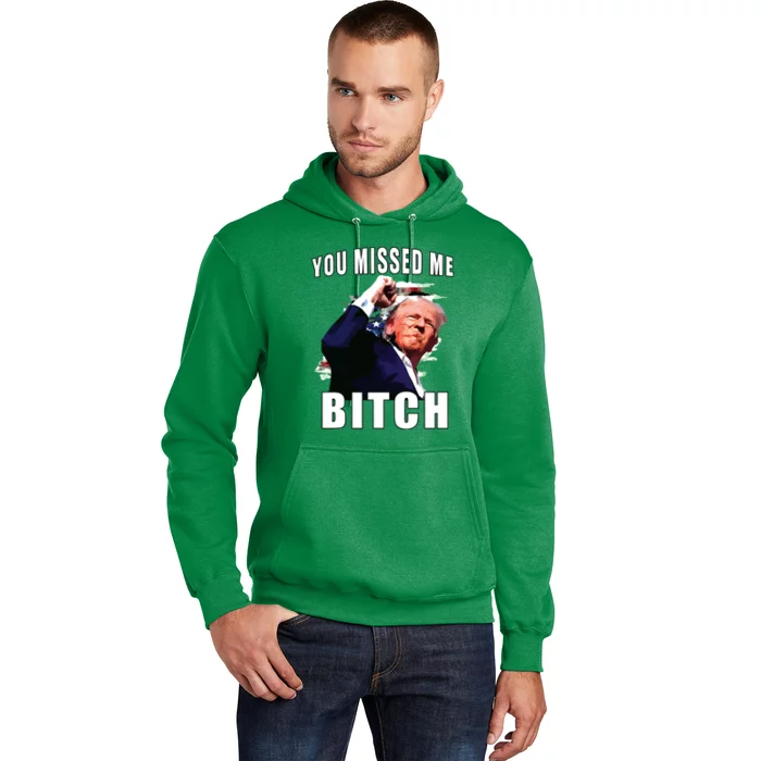 You Missed Bitch Trump Shot Shooting Trump Hoodie