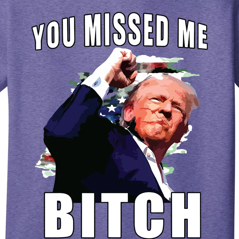 You Missed Bitch Trump Shot Shooting Trump T-Shirt