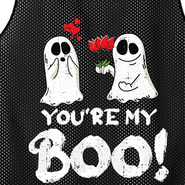 Youre My Boo Lazy Halloween Costume Funny Ghost Couple Mesh Reversible Basketball Jersey Tank