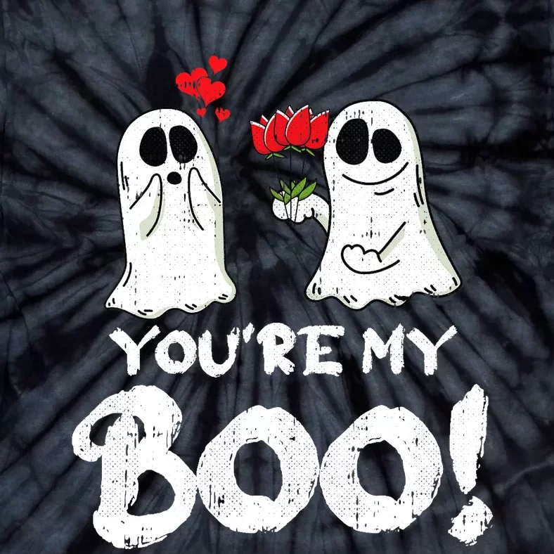 Youre My Boo Lazy Halloween Costume Funny Ghost Couple Tie-Dye T-Shirt