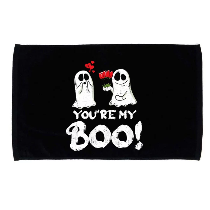 Youre My Boo Lazy Halloween Costume Funny Ghost Couple Microfiber Hand Towel