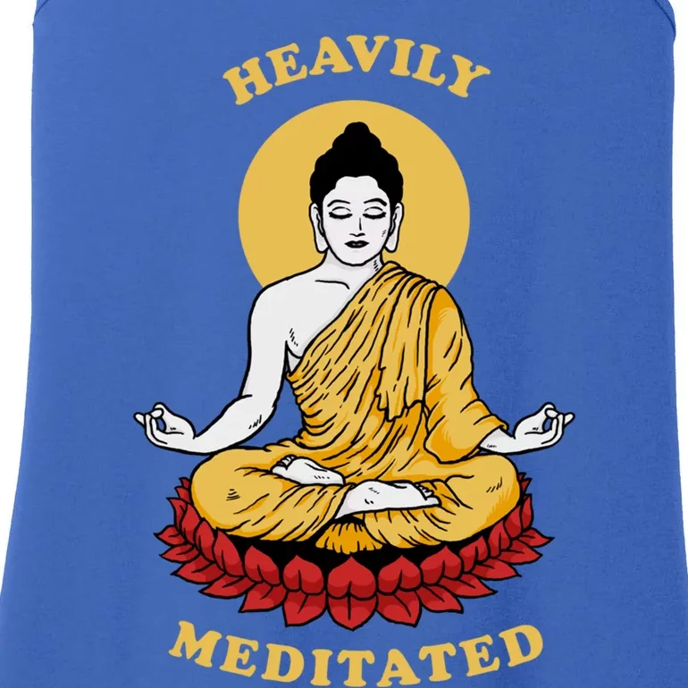 Yoga Meditation Buddha Zen Gift Heavily Meditated Ladies Essential Tank