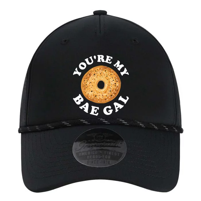 Youre My Bae Gal Pun Bagel Lover Great Gift Performance The Dyno Cap