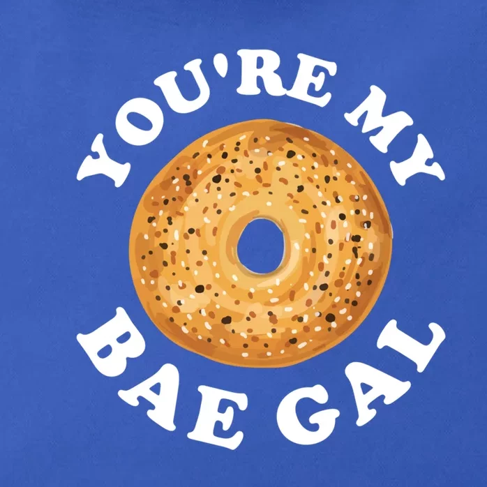 Youre My Bae Gal Pun Bagel Lover Great Gift Zip Tote Bag