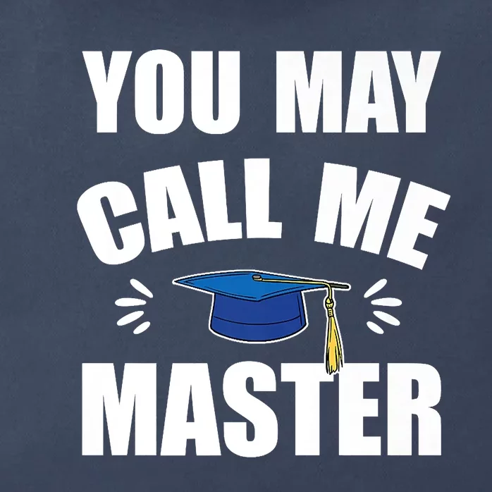 You May Call Me Master University College Graduation Premium Zip Tote Bag