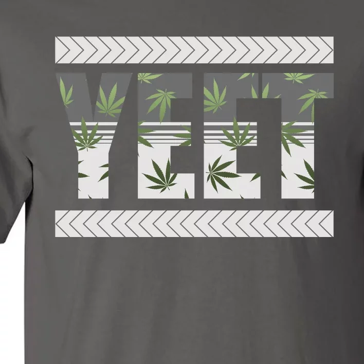 Yeet Meme Cannabis Leaf Pattern Tall T-Shirt