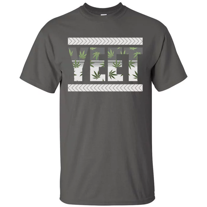 Yeet Meme Cannabis Leaf Pattern Tall T-Shirt