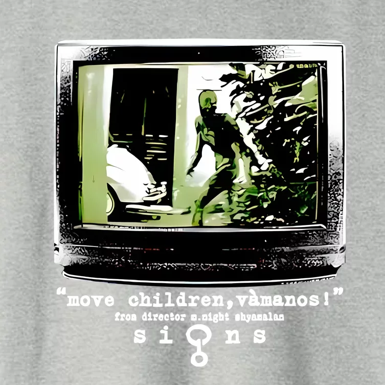 Youthxenergy Move Children Vamanos From Director M.Night Shyamalan Signs Women's Crop Top Tee