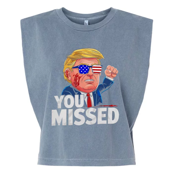 You Missed Donald Trump Garment-Dyed Women's Muscle Tee