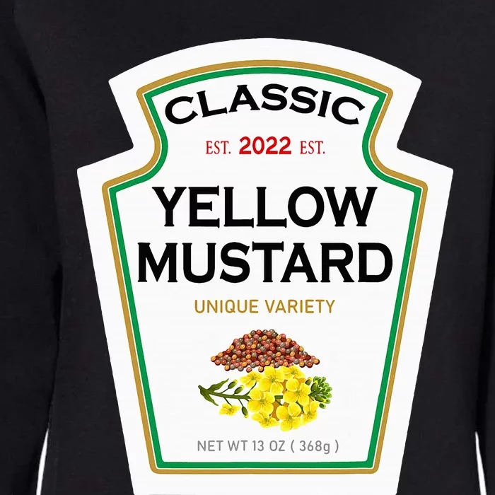 Yellow Mustard Diy Halloween Costume Matching Group Mustard Womens California Wash Sweatshirt