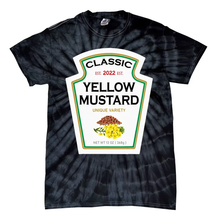 Yellow Mustard Diy Halloween Costume Matching Group Mustard Tie-Dye T-Shirt