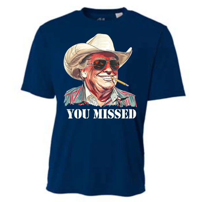 You Missed Donald Trump 2024 Cooling Performance Crew T-Shirt