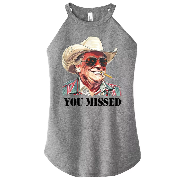 You Missed Donald Trump 2024 Women’s Perfect Tri Rocker Tank