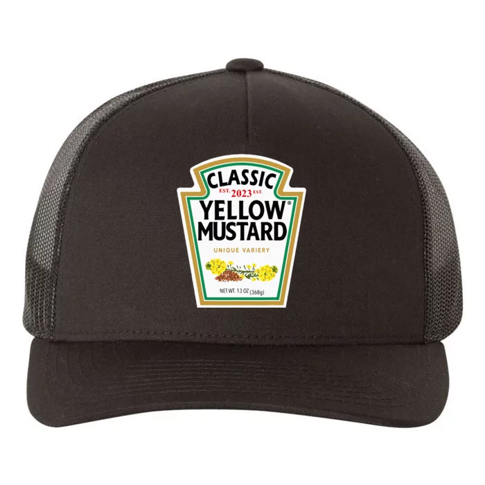 Yellow Mustard Diy Halloween Costume Matching Group Mustard Yupoong Adult 5-Panel Trucker Hat