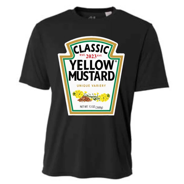 Yellow Mustard Diy Halloween Costume Matching Group Mustard Cooling Performance Crew T-Shirt