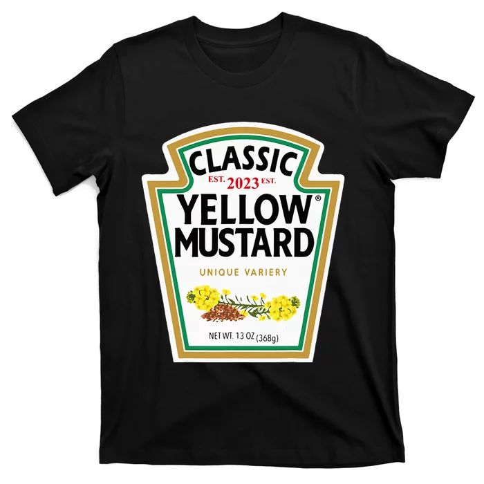 Yellow Mustard Diy Halloween Costume Matching Group Mustard T-Shirt