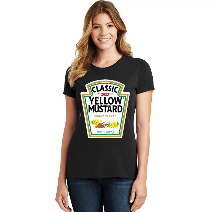 Yellow Mustard Diy Halloween Costume Matching Group Mustard Women's T-Shirt