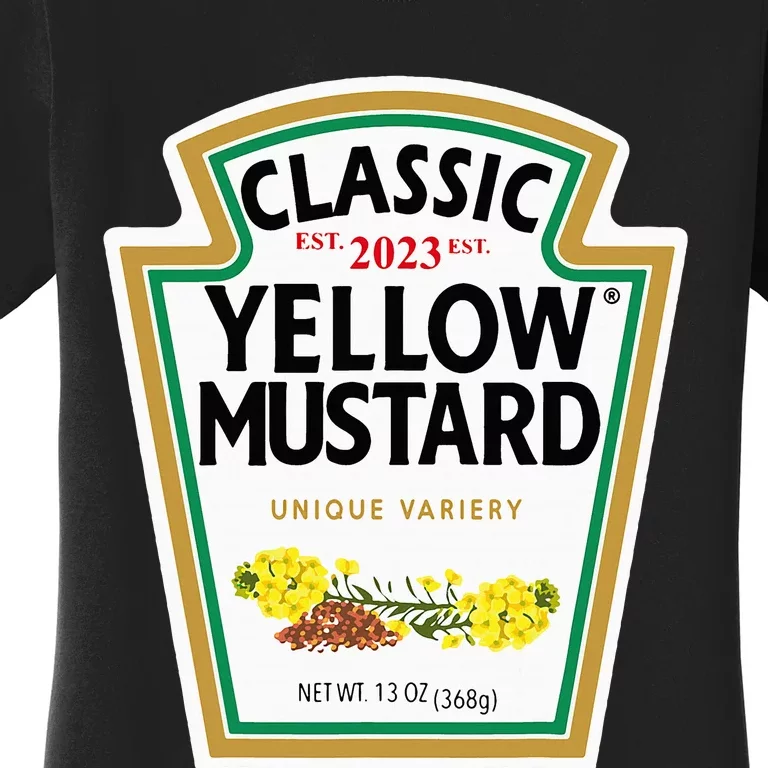 Yellow Mustard Diy Halloween Costume Matching Group Mustard Women's T-Shirt