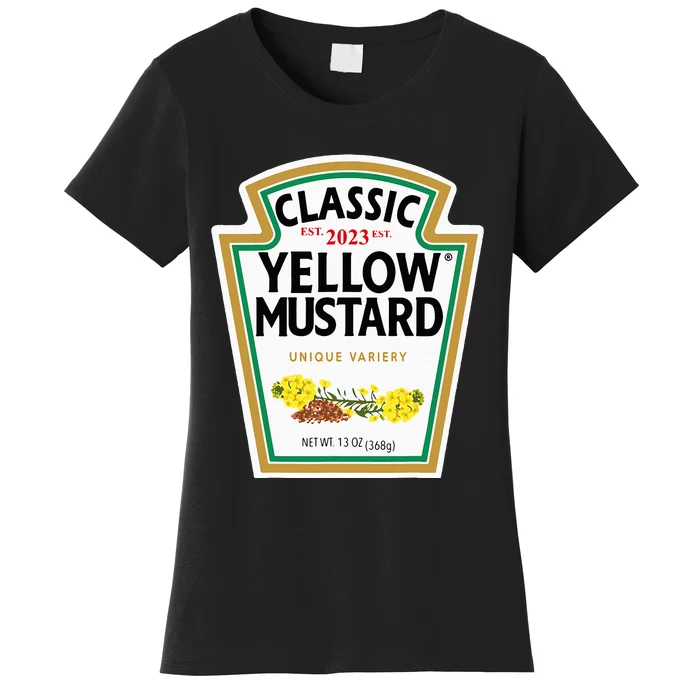 Yellow Mustard Diy Halloween Costume Matching Group Mustard Women's T-Shirt