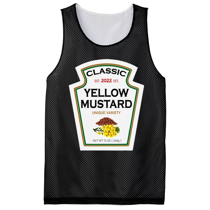 Yellow Mustard Diy Halloween Costume Matching Group Mustard Mesh Reversible Basketball Jersey Tank