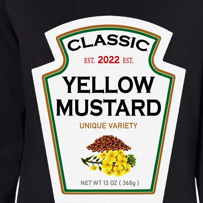 Yellow Mustard Diy Halloween Costume Matching Group Mustard Womens California Wash Sweatshirt