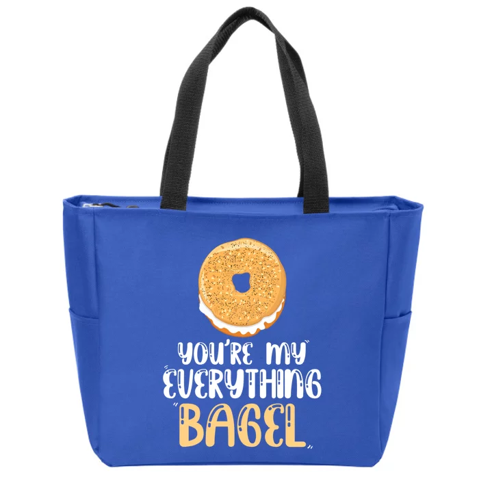 Youre My Everything Bagel Cute Baking Lovers Cute Gift Zip Tote Bag