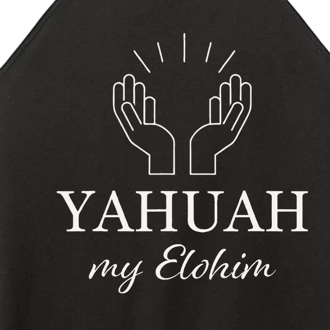 Yahuah My Elohim Women’s Perfect Tri Rocker Tank