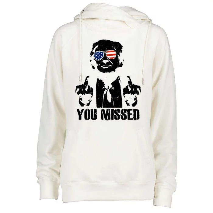 You Missed Finger Donald Trump Jd Vance 2024 Take America Back Pennsylvania Womens Funnel Neck Pullover Hood