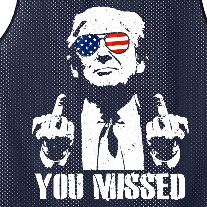 You Missed Finger Donald Trump Jd Vance 2024 Take America Back Pennsylvania Mesh Reversible Basketball Jersey Tank