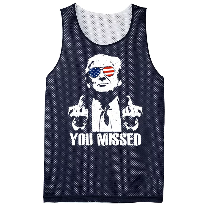 You Missed Finger Donald Trump Jd Vance 2024 Take America Back Pennsylvania Mesh Reversible Basketball Jersey Tank