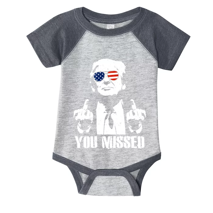 You Missed Finger Donald Trump Jd Vance 2024 Take America Back Pennsylvania Infant Baby Jersey Bodysuit