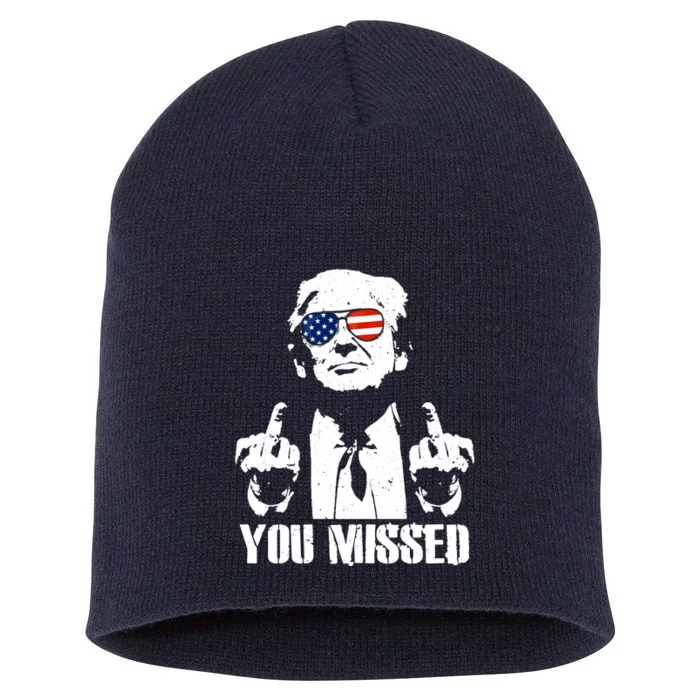 You Missed Finger Donald Trump Jd Vance 2024 Take America Back Pennsylvania Short Acrylic Beanie