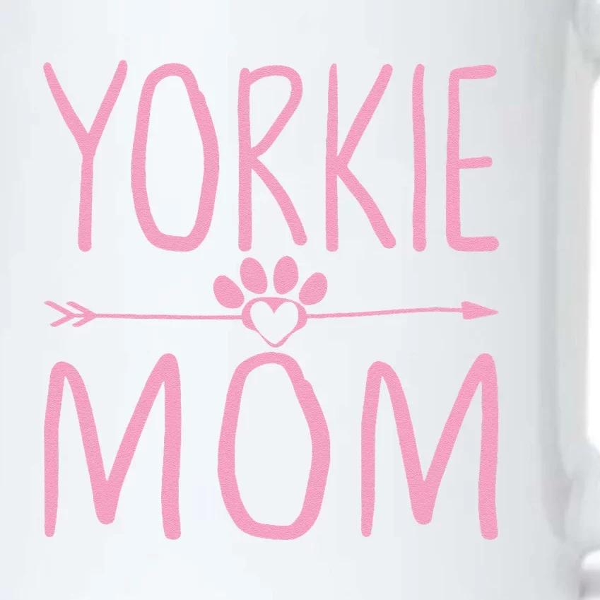 Yorkie Mom Funny Dog Lover Mama Mothers Day Gift Black Color Changing Mug