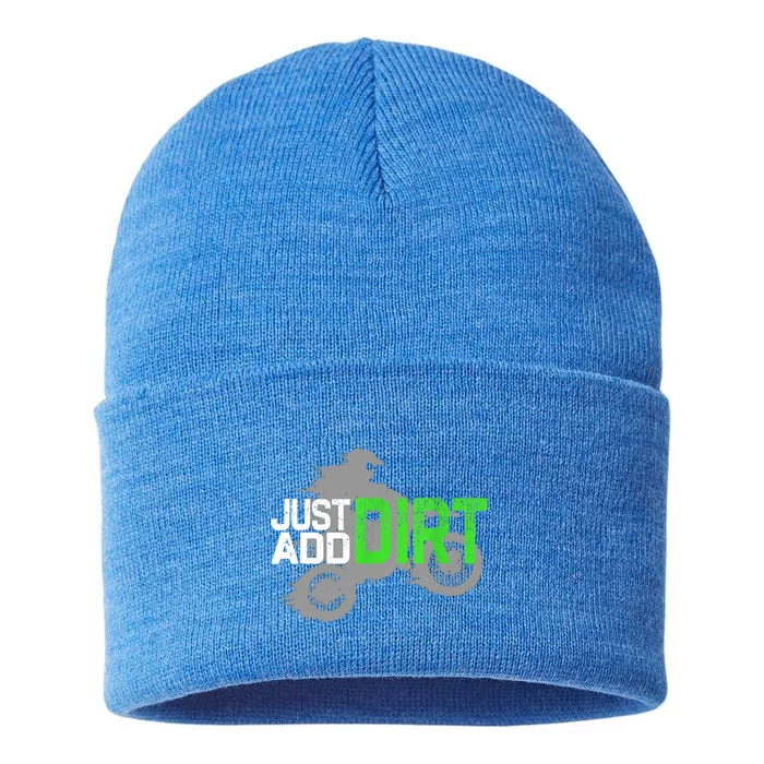 Motocross Funny Gift  Dirt Bike Dirtbike Gift Sustainable Knit Beanie