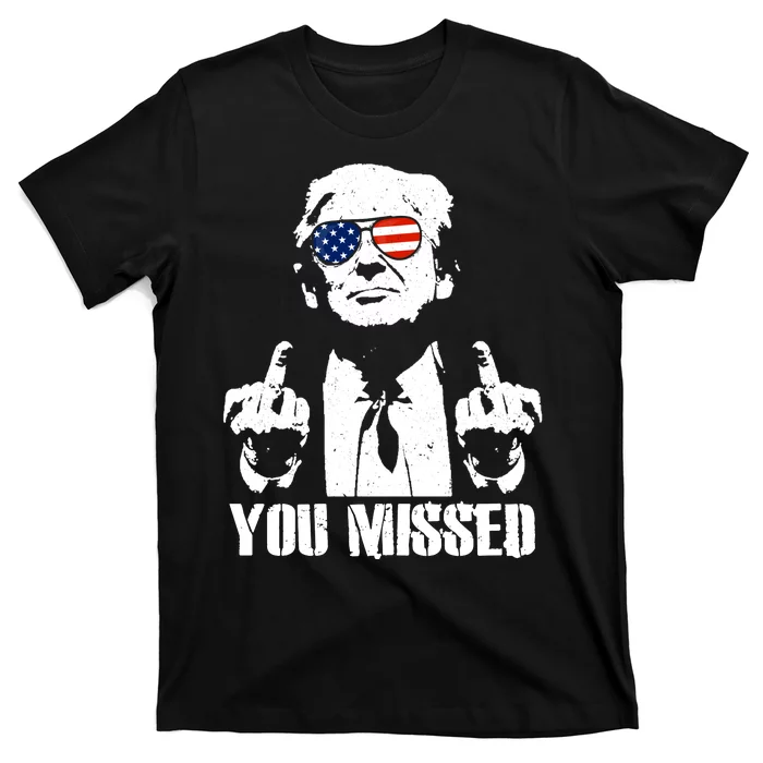 You Missed Finger Trump 2024 Take America Back Pennsylvania Rally T-Shirt