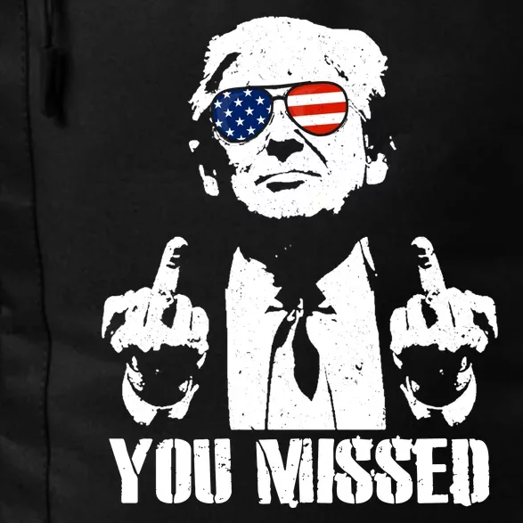 You Missed Finger Trump 2024 Take America Back Pennsylvania Rally Daily Commute Backpack