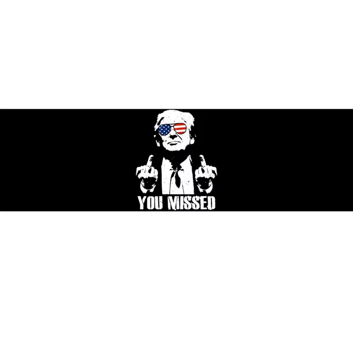 You Missed Finger Trump 2024 Take America Back Pennsylvania Rally Bumper Sticker