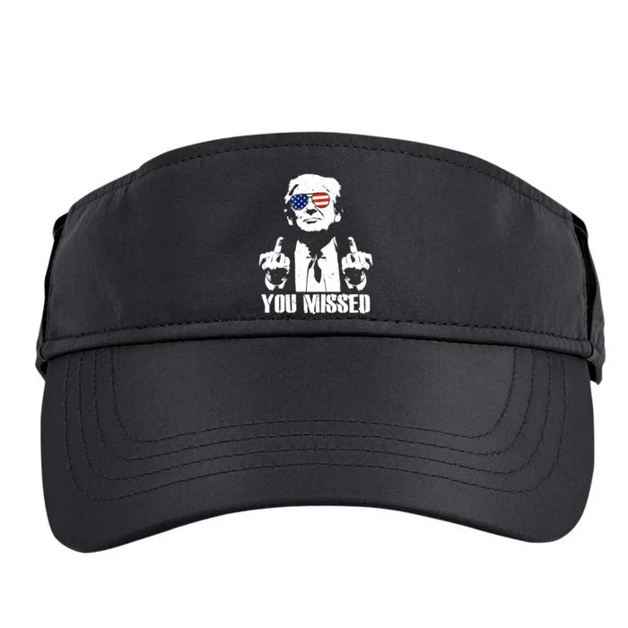 You Missed Finger Trump 2024 Take America Back Pennsylvania Rally Adult Drive Performance Visor