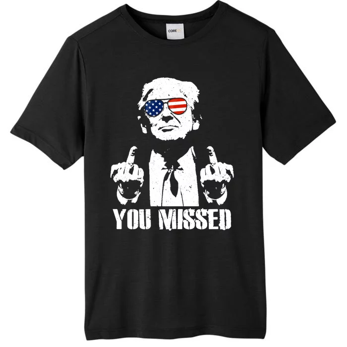 You Missed Finger Trump 2024 Take America Back Pennsylvania Rally ChromaSoft Performance T-Shirt