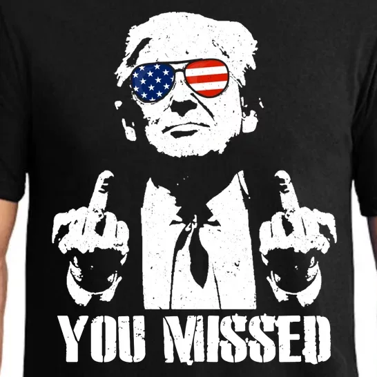 You Missed Finger Trump 2024 Take America Back Pennsylvania Rally Pajama Set