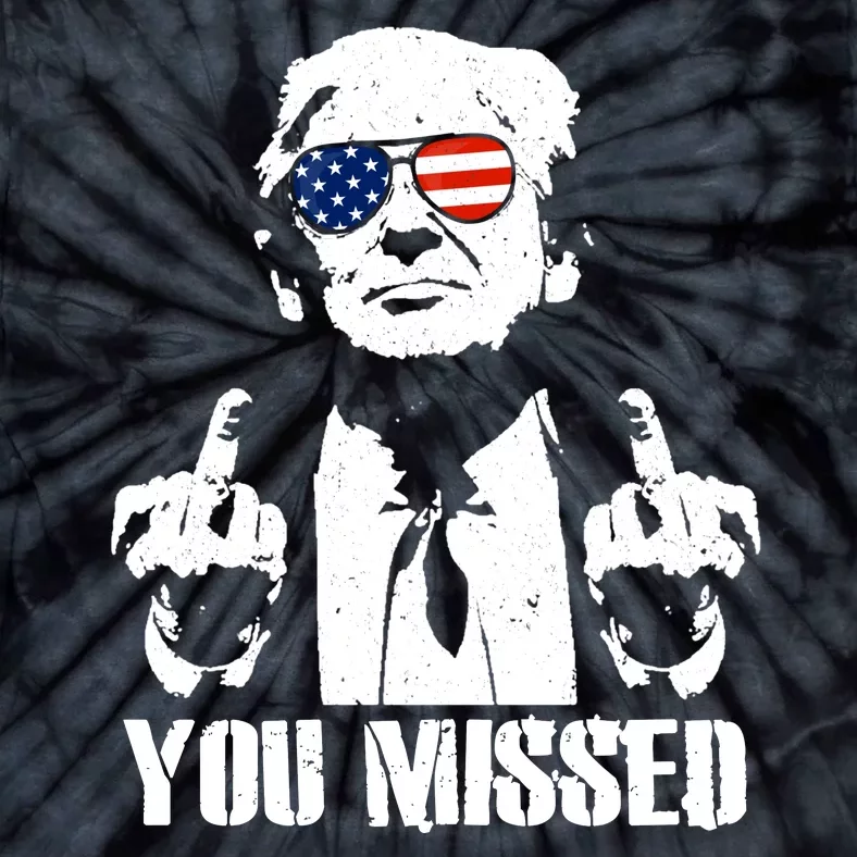 You Missed Finger Trump 2024 Take America Back Pennsylvania Rally Tie-Dye T-Shirt