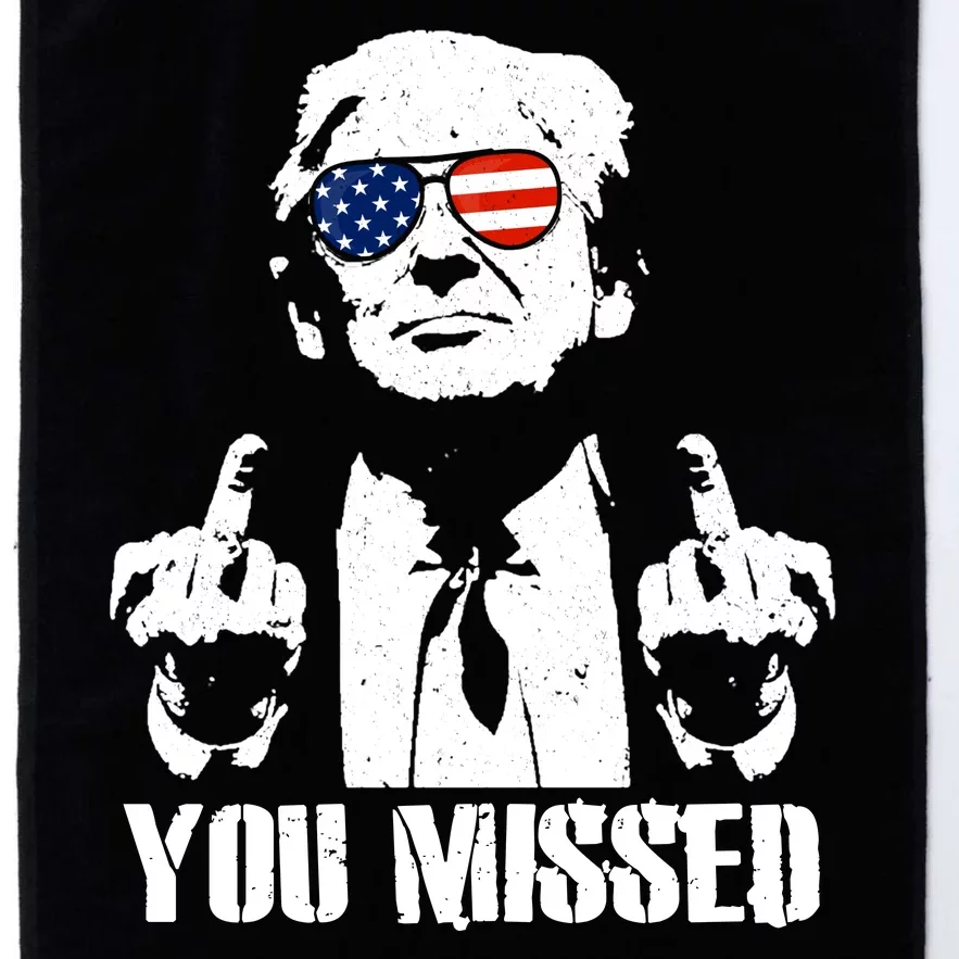 You Missed Finger Trump 2024 Take America Back Pennsylvania Rally Platinum Collection Golf Towel