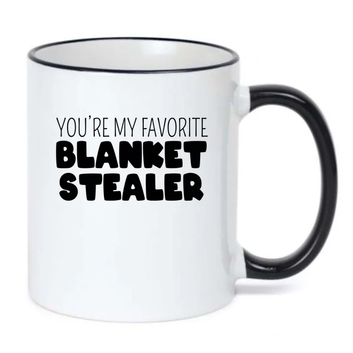 You're My Favorite Blanket Stealer Funny Marriage Love Gift Black Color Changing Mug