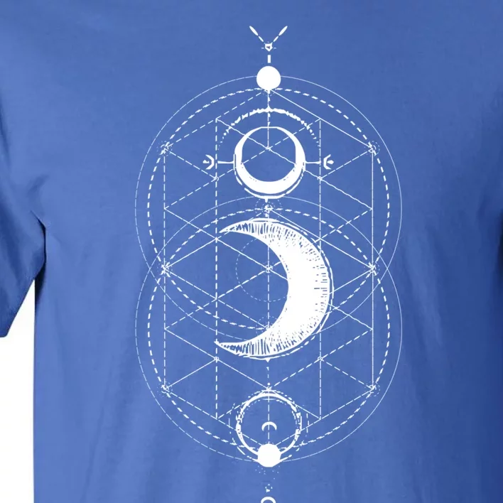 Yoga Magic Geometry Ying Yang Sun And Moon Cool Gift Tall T-Shirt