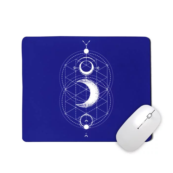 Yoga Magic Geometry Ying Yang Sun And Moon Cool Gift Mousepad