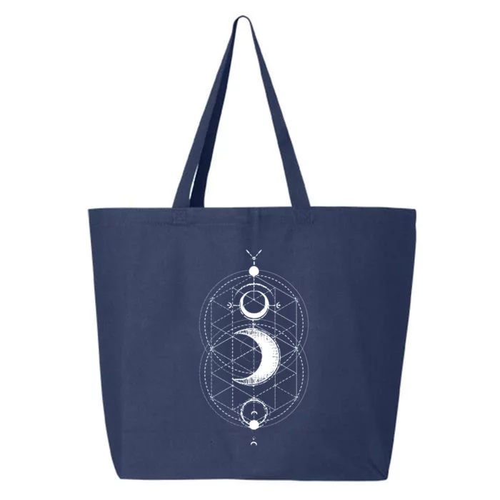 Yoga Magic Geometry Ying Yang Sun And Moon Cool Gift 25L Jumbo Tote