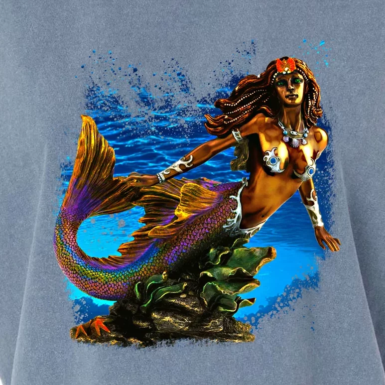 Yemeya Mermaid Goddess Of The Sea Great Gift Garment-Dyed Women's Muscle Tee