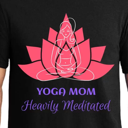 Yoga Mom Heavily Meditated Lotus Flower Position Relaxed Cute Gift Pajama Set