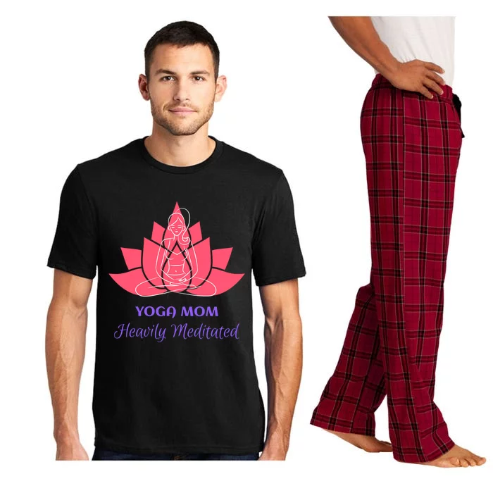 Yoga Mom Heavily Meditated Lotus Flower Position Relaxed Cute Gift Pajama Set