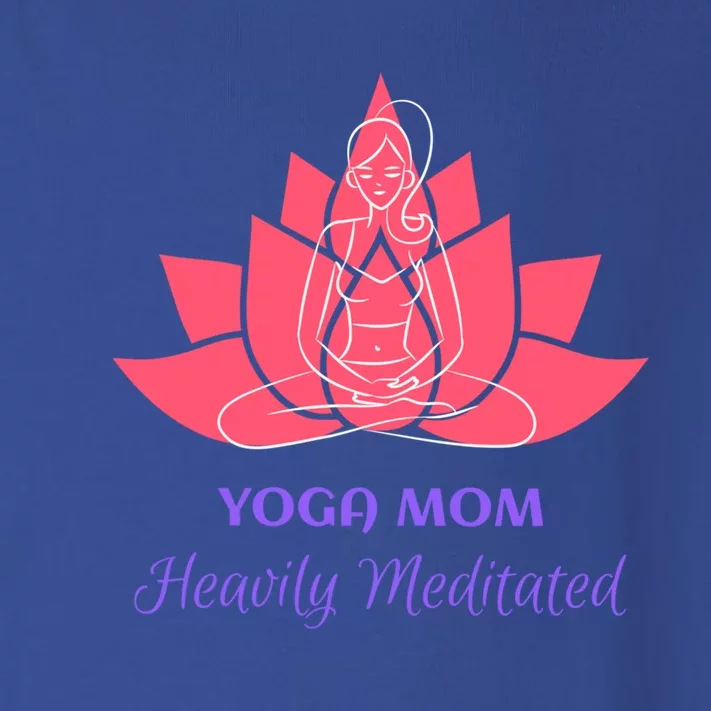 Yoga Mom Heavily Meditated Lotus Flower Position Relaxed Cute Gift Toddler Long Sleeve Shirt